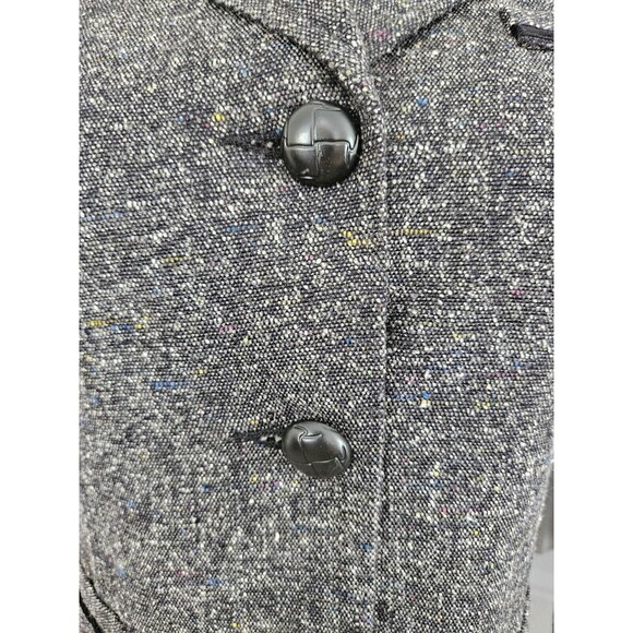 George Multicolor Suit Jacket Blazer Size 6 So Many Colors Woven In - Picture 5 of 10